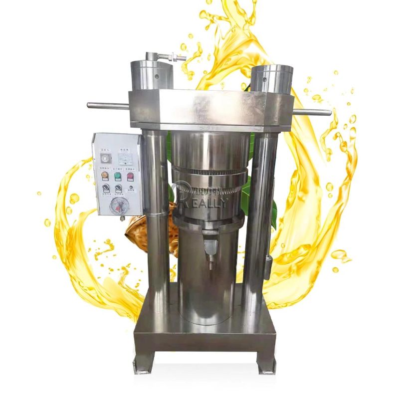 Oil Press Machine Business Olive Oil Expeller Extraction Automatic Tung Oil Seeds Peanuts Corn Soybeans Extractor Machine Small 4-5kg