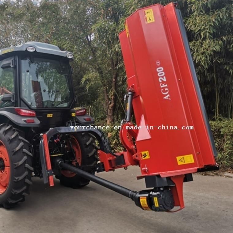 Hot Sale Bush Cutter Agf Series 1.4-2.2m Width Tractor 3 Point Hitch Pto Drive Sideshift Hydraulic Arm Verge Flail Mower