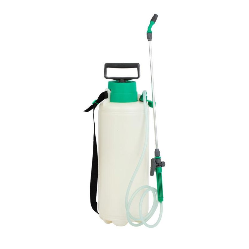 8 Liter Plastic Manual Pressure Sprayer Garden Water Sprayer with Gauge