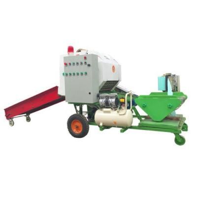 Widely Used Cattle Farm Round Silage Hay Bale Wrapping Machine
