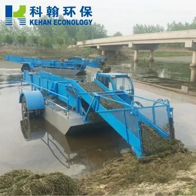 River Grass Harvester Lake Weed Removal Seashore Cleaning Boat