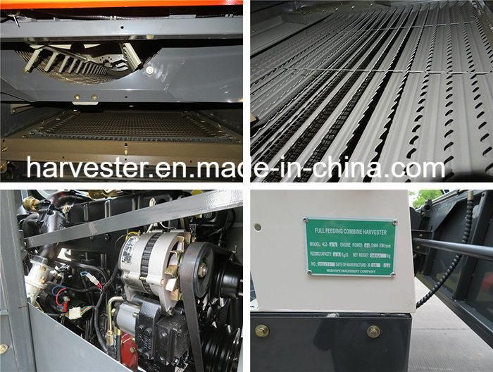 Small Tank Kubota Similar Rice Wheat Combine Harvester