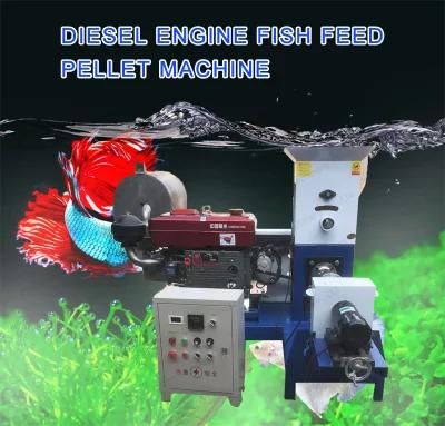 Floating Fish Feed Pellet Making Machine Animal Food Processing Extruder Machine