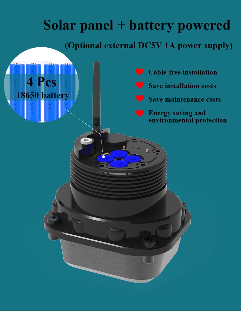 DN50 Solar Powered Smart Water Valve