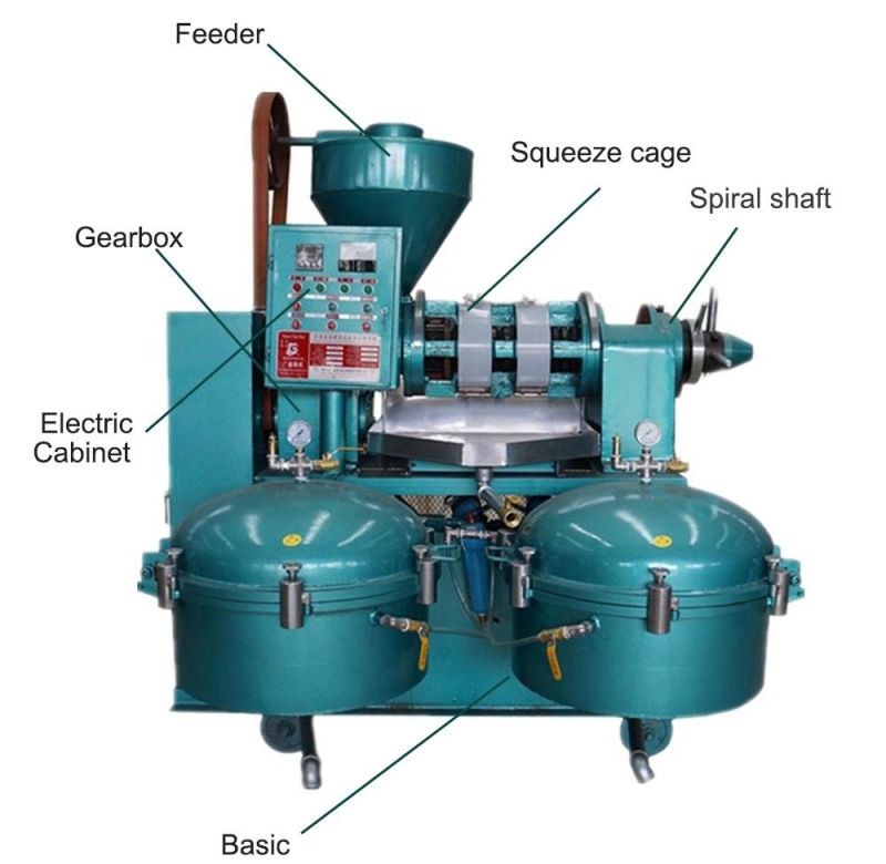 Guangxin Oil Press Machine with Filters Made in China