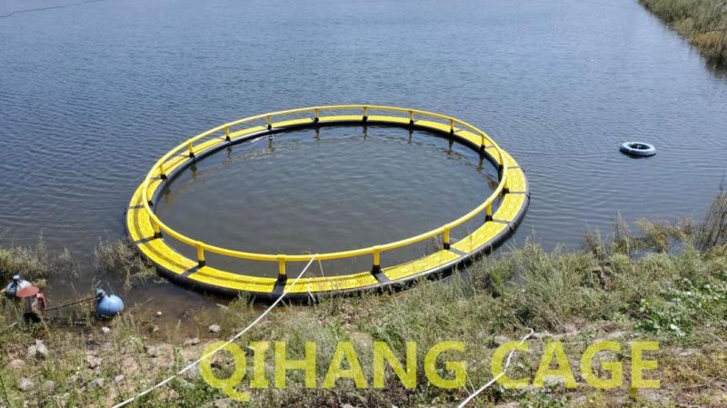 HDPE Frame Pipes in Ocean Floating Fish Net Cage