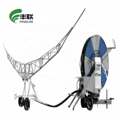 Jp75-400 Farm Land Irrigation Sprinkler Spray Hose Reel Irrigation Machine