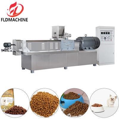 Sinking or Floating Fish Feed Making Machine Pet Dog Cat Food Production Line Plant