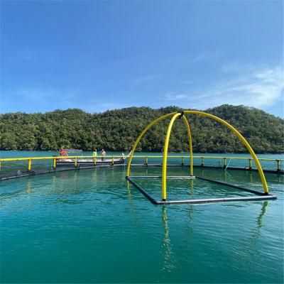 Plastic PE Round Shape Fish Cage Floating for Aquaculture