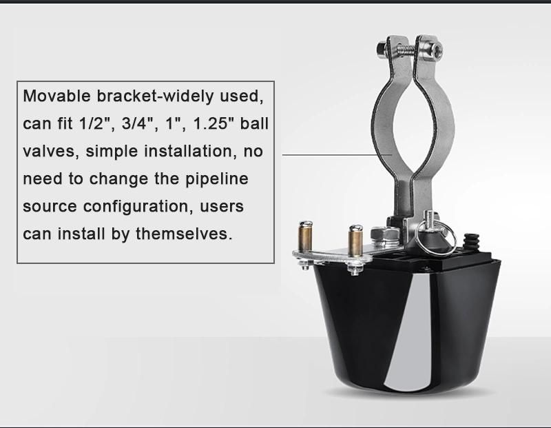 Smart Valve Controller and WiFi Water Leak Sensor Wireless Timer Gas and Water Valve Sprinkler Shut off Controller Compatible with Ios and Android System