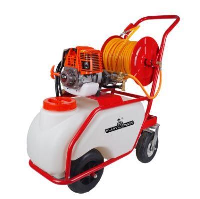 50L Agricultural Pump Power Sprayer Machinery with Wheels and Hose Reel