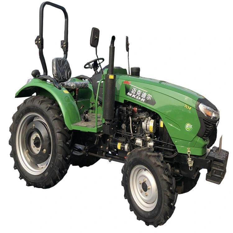 Second Used Tractors Compact Tractor 50HP/60HP/70HP Small Farm Tractor with Well-Known Brand Diesel Engine