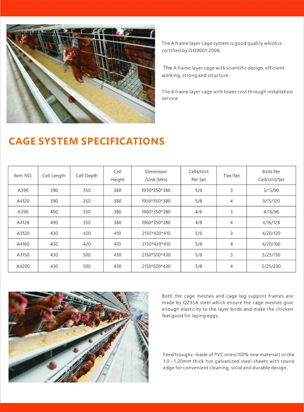 Specialized Battery Layer Cage for Poultry Farm in Africa