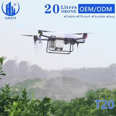 20L Large Capacity Power T20 Uav Orchard Sprayer Agricultural Plant Protection Night Flight Drone