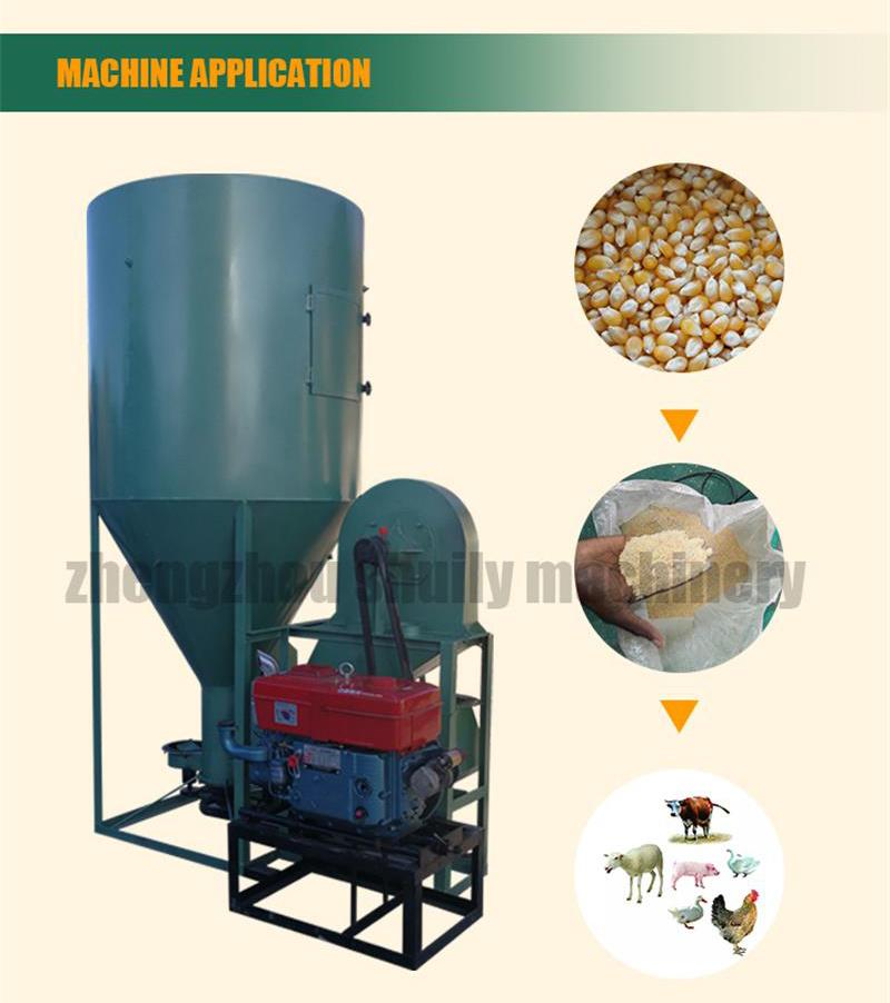 Feed Crusher Machine Powder Mixer Mixing Machine