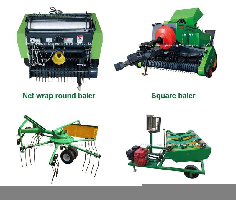 Guoan Mini Roller Hay Baling Machine 1070f Baler for Sale