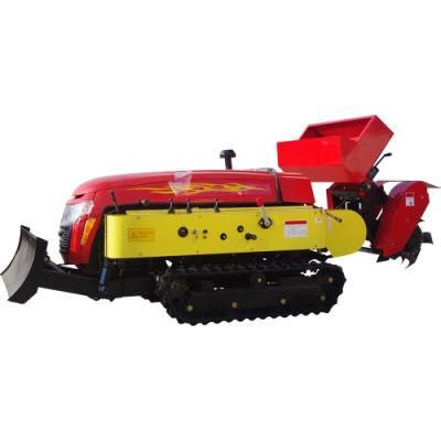 Factory Export Intelligent Powerful Crawler Type Garden Cultivator Mini Crawler Cultivator