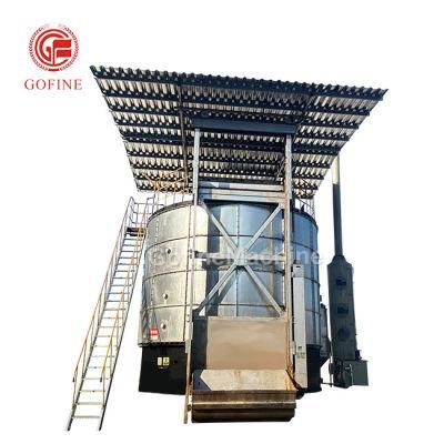 Hot Selling Eco Friendly Green Waste Composting Machine Fermentation Tank Volume 102 Stere