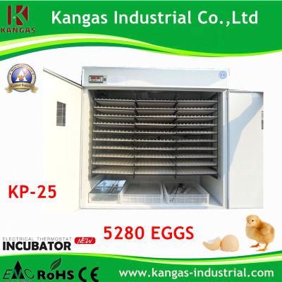 Energy-Saving Holding 5280 Chicken Eggs Incubators for Sale China (KP-25)