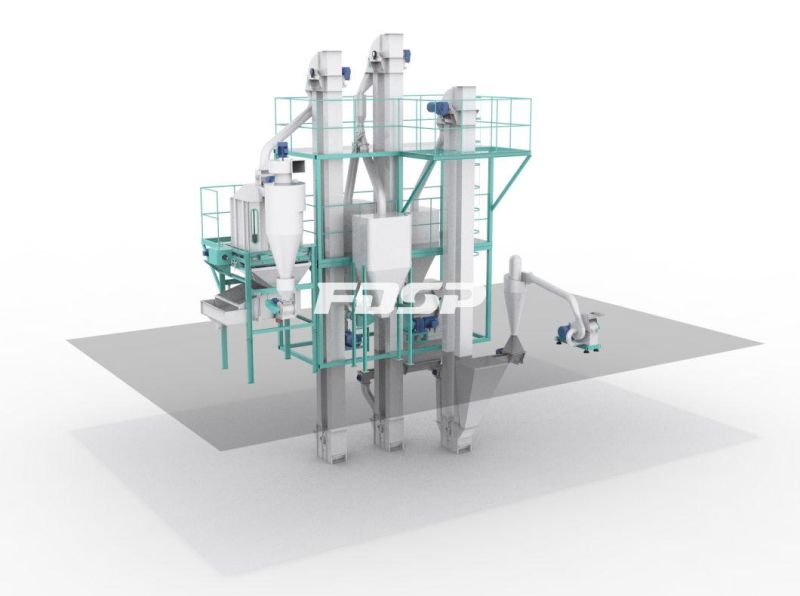 Unique Advantages Fdsp Small Feed Mill Plant