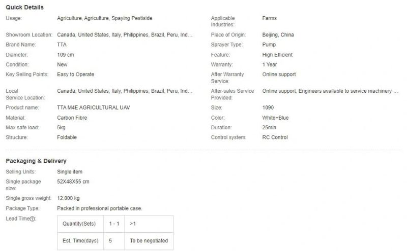 Agriculture Sprayer for Crops Agriculture Spraying Made in China