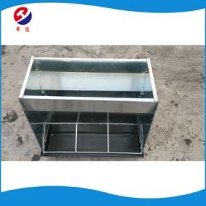 Pig Equipment Stainless Steel Double Sided Best Quality Automatic Pig Feeding Trough