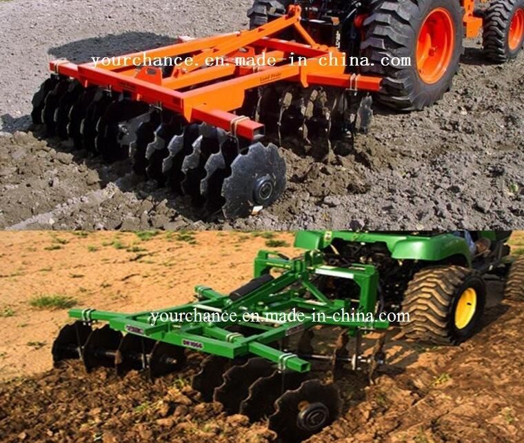 High Quality 1bqd-1.6 30-50HP Tractor Mounted 1.6m Width Contrapositive Light Duty Disc Harrow