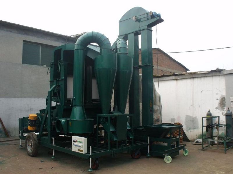 Wheat Seed Cleaner with Double Air Cleaning Systems