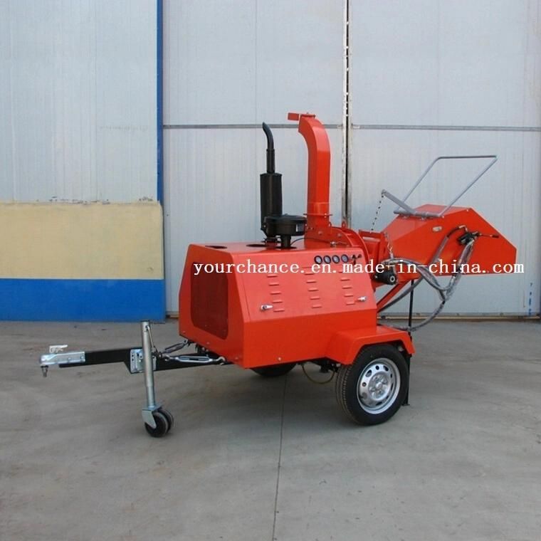 Hot Sale Wc-40 Hydraulic Feeding Type 8 Inch 40HP Selfpower Wood Chipper with Ce Certificate