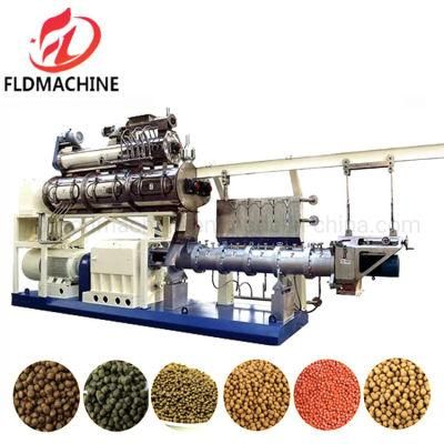 China Large Capacity Pet Food Processing Floating Fish Feed Pellet Machine Fish Feed Manufacturing Machine on Discount