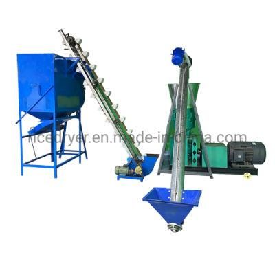 Complete 60-1000 Kg/H Animal Food Feed Pellet Mill/Poultry Feed Mill Production Line Feed Mill