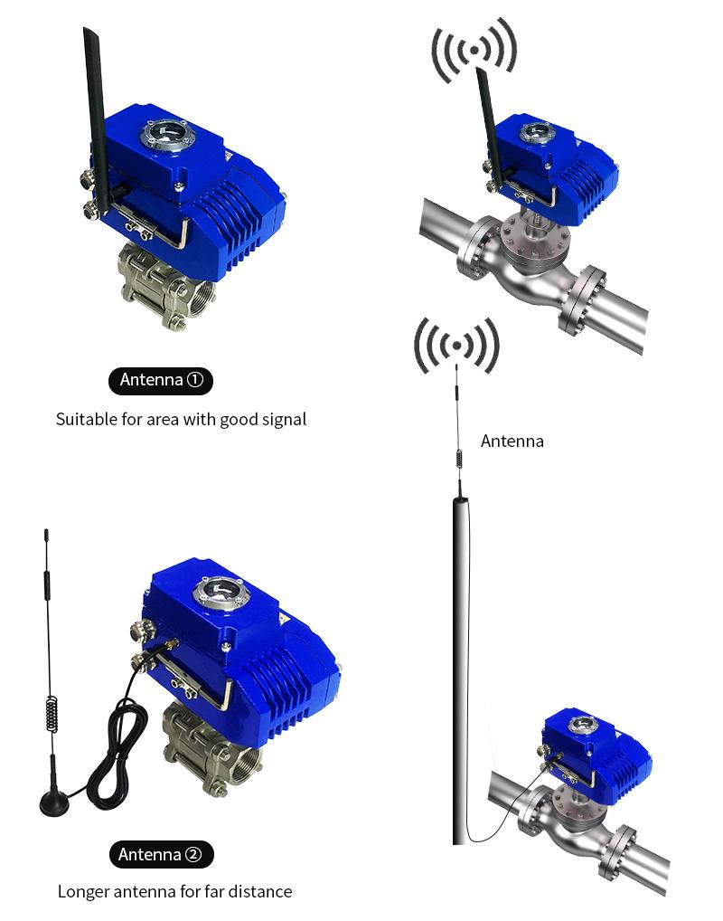 Smart Sprinkler Controller Smar Irrigation Controller Electric Actuator with Ball valve, Butterfly valve