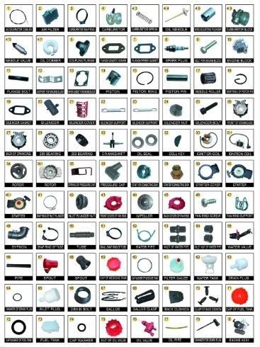 Solo 423 Parts and Accessories Oil Valve Full Sets Solo Fuel Valve Switch Petrol Valve