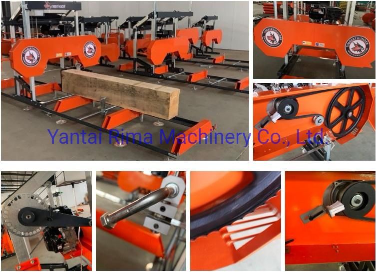 Rima 26" 31" Gasoline Wood Portable Band Sawmill with Ce