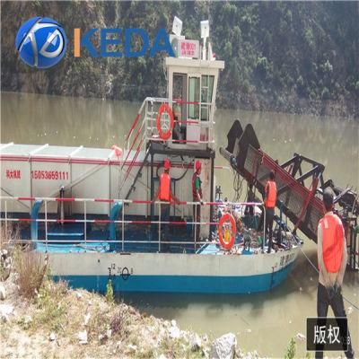 Water Weed Harvester River Trash Cleaning Workboat Trash Skimmer Boat