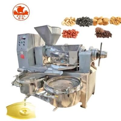 Industrial Commercial Castor Exaction Press Machine Mini Production Line Cold Pressed Oil Extractor with High Quality Hl-80A