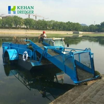 Seashore Cleaning Lake Weed Removal Floating Trash Skimmer Boat