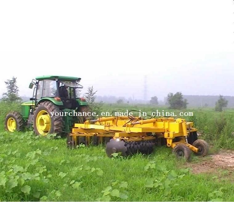 1bzdz-4.4 4.4m Width 40 Discs Hydraulic Trailed Wing Folded Heavy Duty Disc Harrow for 140-160HP Tractor