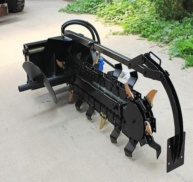 Professional Pipe Ditching Machine Tractor Mounted Chain Trencher for Agricultural