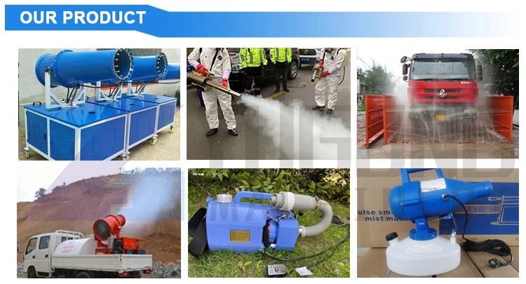 20m-100m Dust Control Water Trucks Fog Cannon Machine