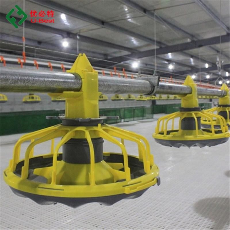 Automatic Broiler Chicken Coop with Poultry Equipment for Poultry Husbandry