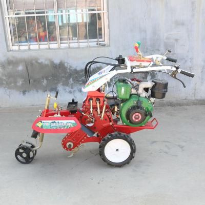 Agricultural Trenching Machine Mini Rotary Power Tiller Ginger Potato Planting