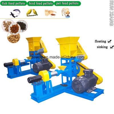 Floating Pet Fish Food Feed Pellet Extruder Machine