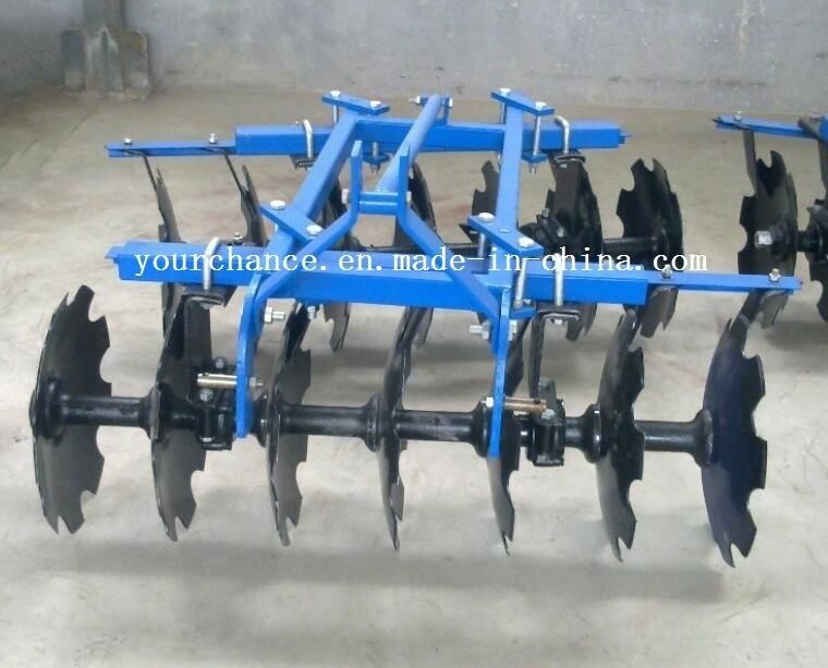 Hot Sale Agricultural Equipment 1bqx-1.3 1.3m Width 15-25HP Tractor Mounted Light Duty Disc Harrow