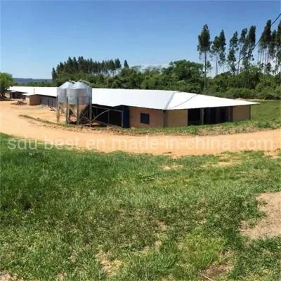 Prefab House Broiler/Breeder Chicken Equipment for Poultry Farming