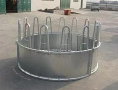 Galvanized Livestock Animal Cattle Horse Bale Hay Feeder