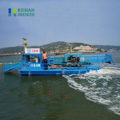 River Automatic Electric Aquatic Weed Harvester Water Plant Harvesting Equipment