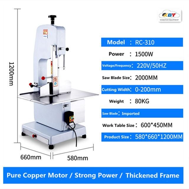 Bone Cutter Sawing Machine /Meat Cutting Machine Forzen Meat Cutter Equipment