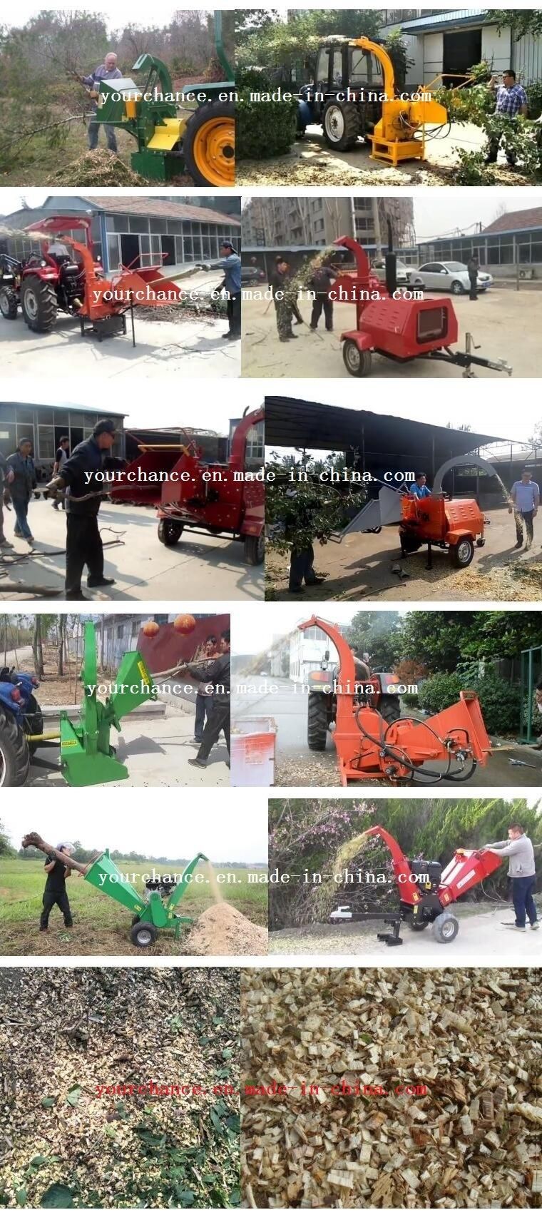 China Factory Supply Tractor Mounted Type and Selfpower Towable Type Wood Chipper with ISO Ce Certificate
