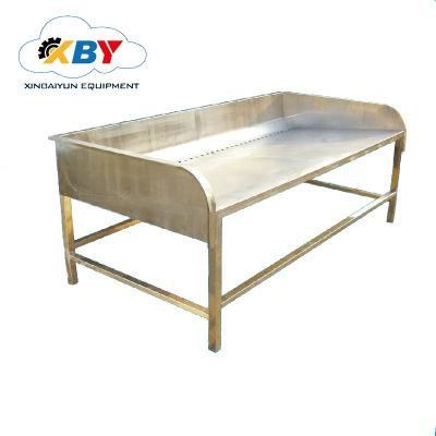 Poultry Chicken Slaughter Processing Water Separation Desk Equipment